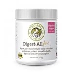 Wholistic Pet Organics Digest-All Plus: Probiotic Enzyme Dog Supplement – Dog Probiotic Powder + Prebiotic for Digestive Support, Diarrhea, Gas Relief, Constipation, Gut Health and More – 4 Oz