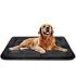 Furhaven Pet Dog Bed – Luxury Edition Orthopedic Goliath Faux Fur and Suede Traditional Sofa-Style Living Room Couch Pet Bed with Removable Cover for Dogs and Cats, French Roast, Medium