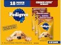 PEDIGREE CHOICE CUTS in Gravy Adult Soft Wet Meaty Dog Food Variety Pack, (18) 3.5 oz. Pouches