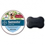 Seresto 8-Month Flea & Tick Prevention Collar for Large Dogs Over 18 lbs Plus FitBark GPS Dog Tracker | Buy Together and Get Free 1-Year GPS Subscription