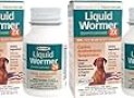 Durvet 2X Liquid Wormer, 2 oz, for Puppies and Adult Dogs – Pack of 2