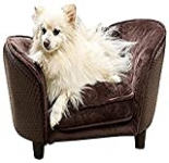Enchanted Home Pet Ultra Plush Snuggle Bed, 26.5 by 16 by 16-Inch, Brown Basket