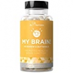 My Brain! Headache Vitamins – Sensitivity, Nausea & Auras, Healthy Brain Function for Clear Mind – Fast-Acting Magnesium, Butterbur, Feverfew, Vitamin D – 60 Vegetarian Soft Capsules