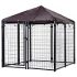 Explore Land 36 inches Dog Crate Cover – Durable Polyester Pet Kennel Cover Universal Fit for Wire Dog Crate (Black)