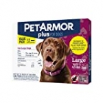 PetArmor Plus for Large Dogs 45-88 lbs, Flea and Tick Protection for Dogs, Long-Lasting and Fast-Acting Topical Dog Flea Treatment, 1-Month Supply