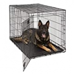 Life Stages LS-1648 Single Door Folding Crate for X-Large Dogs(91 – 110lbs)