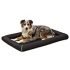 Keet Fluffy Deluxe Pet Bed, Chocolate, Large (40x23x13)