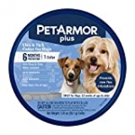 PetArmor Plus Flea & Tick Collar for Dogs, (one Size fits All) – 1 Count (183117)