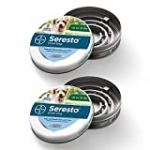 Seresto Flea and Tick Collar for Dogs, 8-Month Tick and Flea Collar for Small Dogs 2-Pack, Up to 18 Pounds