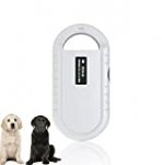 Portable Pet Reader with Backlight Screen, Pet Microchip Scanner Pet RFID Reader Animal Chip Reader for Dogs, FDX-B/ID64 Animal RFID Tag Reader