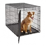 Life Stages LS-1642 Single Door Folding Crate for Large Dogs(71 – 90lbs)