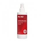 Pet MD 4% Chlorhexidine Spray – Antibacterial Hot Spot Spray for Dogs, Cats and Horses – Great for Insect Bites, Abrasions and Irritated Itchy Skin – 8 oz