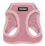 Voyager Step-in Air Dog Harness – All Weather Mesh Step in Vest Harness for Small and Medium Dogs and Cats by Best Pet Supplies – Harness (Pink), S (Chest: 14.5-16″)