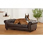 Enchanted Home Pet Wentworth Brown Sofa Dog Bed