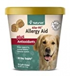 NaturVet – Aller-911 Allergy Aid Plus Antioxidants – 70 Soft Chews – Supports Immune System, Skin Moisture & Respiratory Health – Enhanced With Omegas, DHA & EPA – For Dogs & Cats