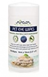 Arava Pet Eye Wipes – for Dogs Cats Puppies & Kittens – 100 Count – Natural and Aromatherapy Medicated – Removes Dirt Crust and Discharge – Prevents Tear Stain Infections & Irritations – Soft & Gentle