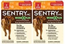 SENTRY Pet Care 7 Way De-Wormer for Medium & Large Dogs, 4 Count.