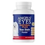 Angels’ Eyes Natural Plus Tear Stain Supplement Sweet Potato Powder for Dogs, Prevent Stained Fur, Eyebright, Olive Leaf, Marshmallow Root, No Wheat or Corn, Limited Ingredients, Vegetarian, 75g