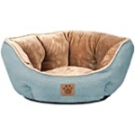 Precision Pet SnooZZy Rustic Elegance Clamshell Bed Teal