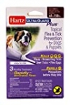 Hartz UltraGuard Plus Topical Flea & Tick Prevention for Dogs and Puppies – 61-150 lbs, 3 Monthly Treatments