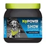 K9 Power – Show Stopper, Healthy Coat & Skin Supplement for Dogs, Reduces Itching & Shedding, Dry Skin, Seasonal Allergies, Omega 3s, 1lb