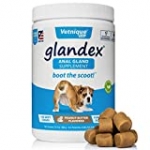 Glandex Anal Gland Soft Chew Treats with Pumpkin for Dogs 120ct Chews with Digestive Enzymes, Probiotics Fiber Supplement for Dogs – Vet Recommended – Boot The Scoot (Peanut Butter) – by Vetnique Labs