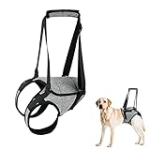 Dog Harness, Dog Support Harness for Back Legs Large Dog Harness with Lift Handle Adjustable Puppy Harness for Small Medium Large Dogs Dog Support Sling for Pain Relief Rehabilitation Surgeries (XL)