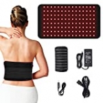 Bestqool Red Light Therapy Belt 660&850nm Flexible Wearable Wrap LED Therapy Large Pad for Back Shoulder Joints Muscle Pain Relief Weight Loss