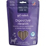 Get Naked Digestive Health Dental Chew Sticks For Dogs, Small/6.2-Ounce, 18 Sticks/Pack