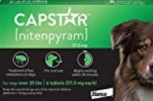 Capstar Fast-Acting Oral Flea Treatment for Large Dogs, 6 Doses, 57 mg (26-125 lbs)