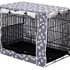 JAXPETY Wooden Dog House, Weather Waterproof Dog Kennel with Flip-up Roof and Removable Floor, Indoor Outdoor, Large, Nature