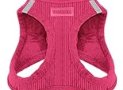 Voyager Step-in Plush Dog Harness – Soft Plush, Step in Vest Harness for Small and Medium Dogs by Best Pet Supplies – Harness (Fuchsia Corduroy), S (Chest: 14.5-16″), 206T-FU-S