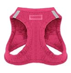 Voyager Step-in Plush Dog Harness – Soft Plush, Step in Vest Harness for Small and Medium Dogs by Best Pet Supplies – Harness (Fuchsia Corduroy), S (Chest: 14.5-16″), 206T-FU-S