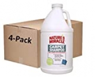 Nature’s Miracle Carpet Shampoo 64 Ounces, Deep-Cleaning Stain and Odor Remover, Pack of 4 (P-5554-100)