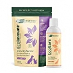 Vet Organics EcoEars Dog Ear Cleaner & EcoImmune Immune Support Supplement Bundle!