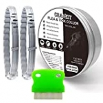 Craveit Flea and Tick Collar for Large Dog, Repels Fleas & Ticks, Natural Essential Oils, Allergy Prevention, 8-Month Protection, Adjustable & Waterproof (2 Packs) (Large)