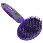 Soft Pet Brush by Hertzko – For Dogs and Cats – for Detangling and Removing Loose Undercoat or Shed Fur for large and small animals – Ideal for Everyday Brushing Long and Short Hair – for Sensitive Skin
