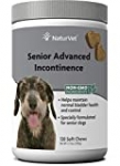NaturVet – Senior Advanced Incontinence – Helps Maintain Bladder Health & Control – 120 Soft Chews