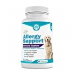 PAWSITIVE LABS Allergy Relief Immune Supplement for Dogs – Seasonal Allergy Relief, Anti Itch, Skin Hot Spots – Colostrum, Fish Oil, Vitamin C, Tumeric Root, Probiotic Blend, Echnacea – Made in USA