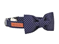 Lionet Paws Dog and Cat Collar with Bowtie ,Soft and Comfortable ,Adjustable Collar