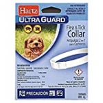 HARTZ Ultra Guard Water Resistant Protection Flea and Tick Collar for Puppies, White,,15″