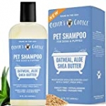 Dog Shampoo with Oatmeal and Aloe. Shea Butter for Smelly Dogs, Dry Itchy Skin, Puppy Shampoo, and Sensitive Skin by Oliver’s Choice 14 oz
