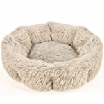 URPOWER Dog Bed, Upgraded Donut Cuddler Round Dog Cushion Bed, Ultra Soft Cozy Pet Beds Fluffy Dog Calming Bed Dog Beds for Improved Sleep – Removable and Supportable Bottom