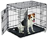Life Stages LS-1624DD Double Door Folding Crate for Small Dogs(11 – 25lbs)