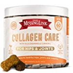 The Missing Link Hip & Joint Collagen Care Soft Chews, Adult Dogs, 60 Count