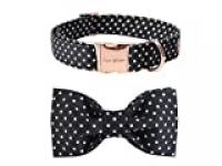 Unique style paws Pet Soft &Comfy Bowtie Dog Collar and Cat Collar Pet Gift for Dogs and Cats 6 Size and 7 Patterns