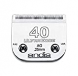 Andis Carbon-Infused Steel UltraEdge Super Blocking Dog Clipper Blade, Size-40, 1/100-Inch Cut Length (64076)