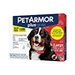 PETARMOR Plus for Dogs Flea and Tick Prevention for Dogs, Long-Lasting & Fast-Acting Topical Dog Flea Treatment, 6 Count