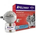 Feliway MultiCat Calming Diffuser Kit (30 Day Starter Kit) | Vet Recommended | Reduce Fighting and Conflict Among Cats