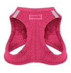 Voyager Step-in Plush Dog Harness – Soft Plush, Step in Vest Harness for Small and Medium Dogs by Best Pet Supplies – Harness (Fuchsia Corduroy), L (Chest: 18-20.5″)